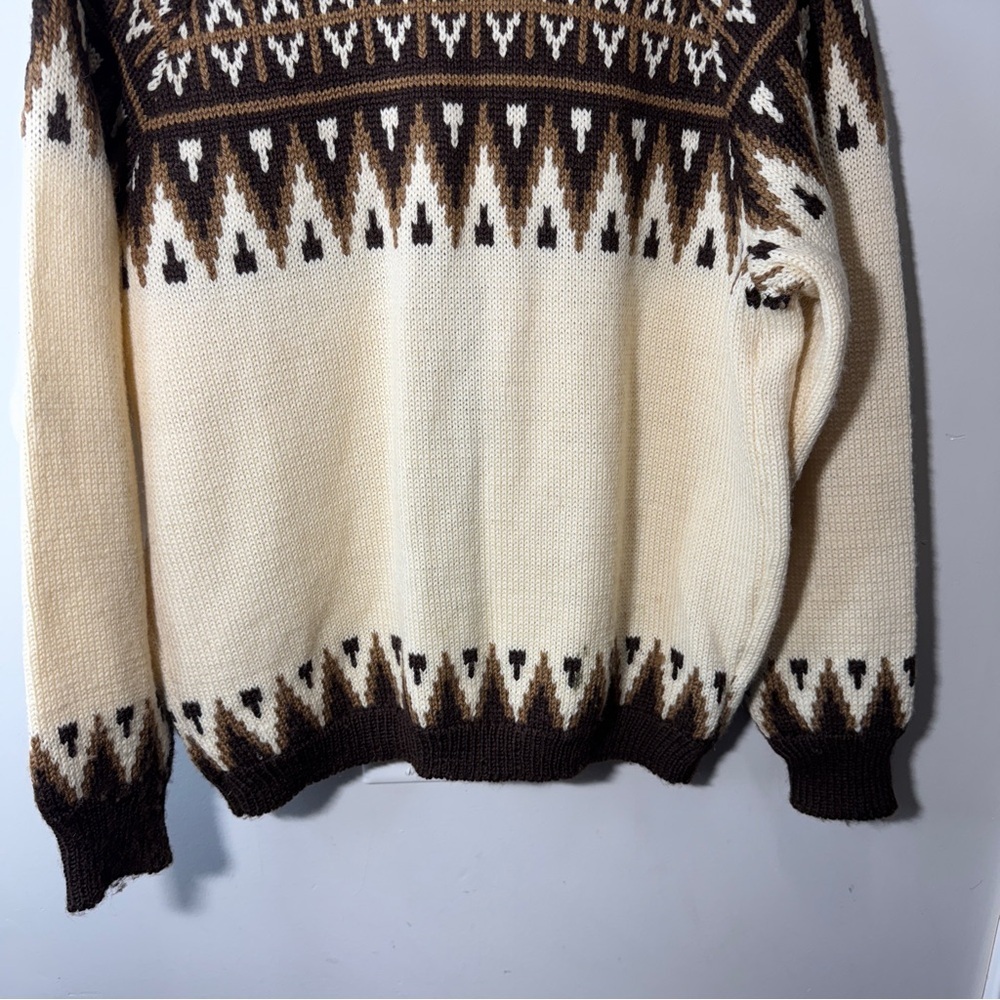 Viking Knit Vintage Handmade in Norway for Rasmussen Size Ladies Large - Picture 9 of 11